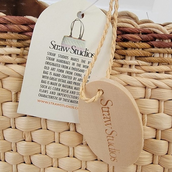 Straw Studios Hand Woven straw handbag - Vacation Clutch | NWT - Picture 8 of 11